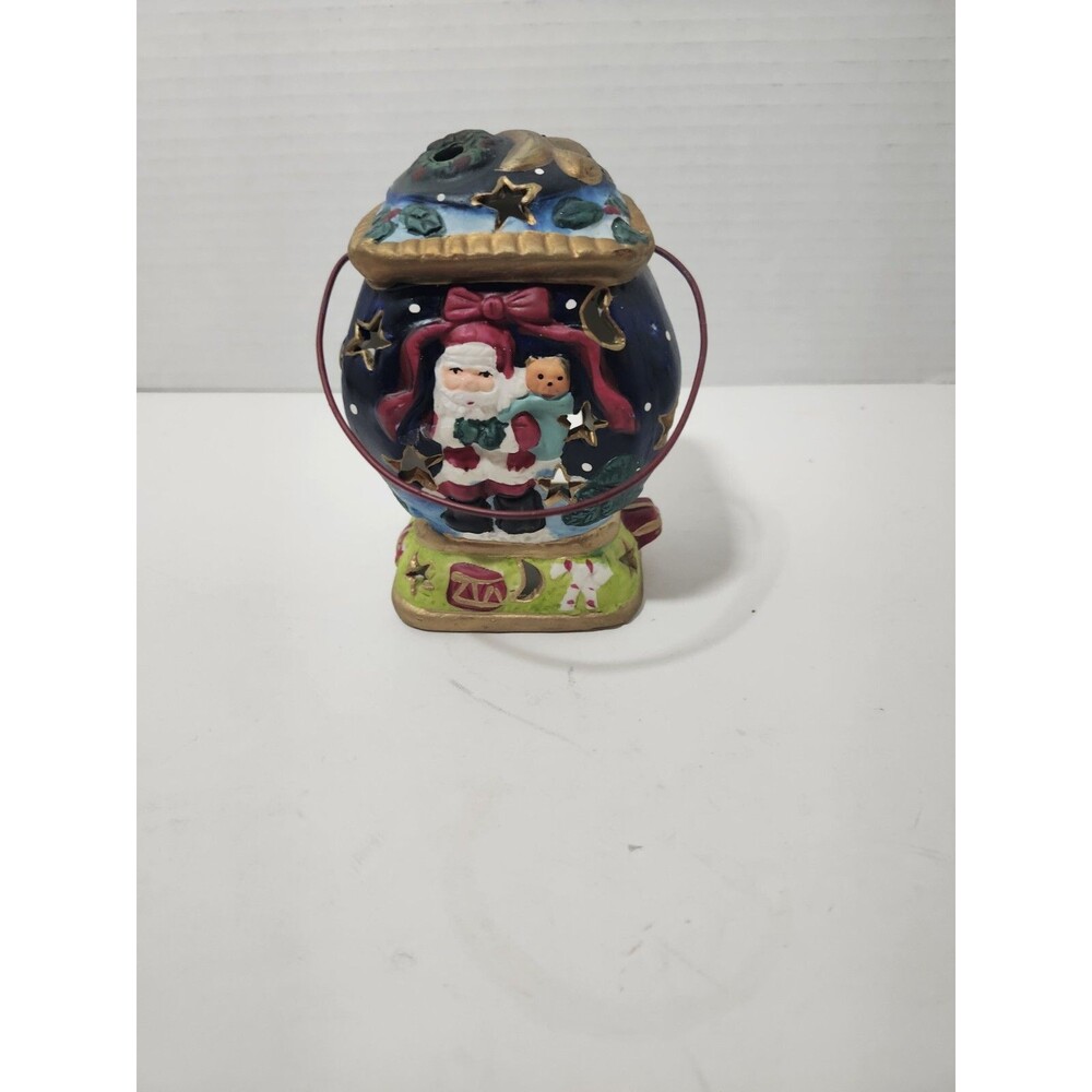 Regeat Products Porcelain Christmas Lamp Candle Holder